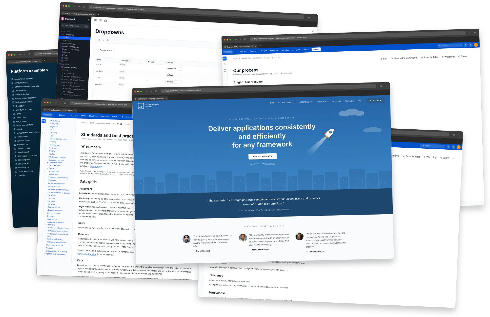 Scattered design resources