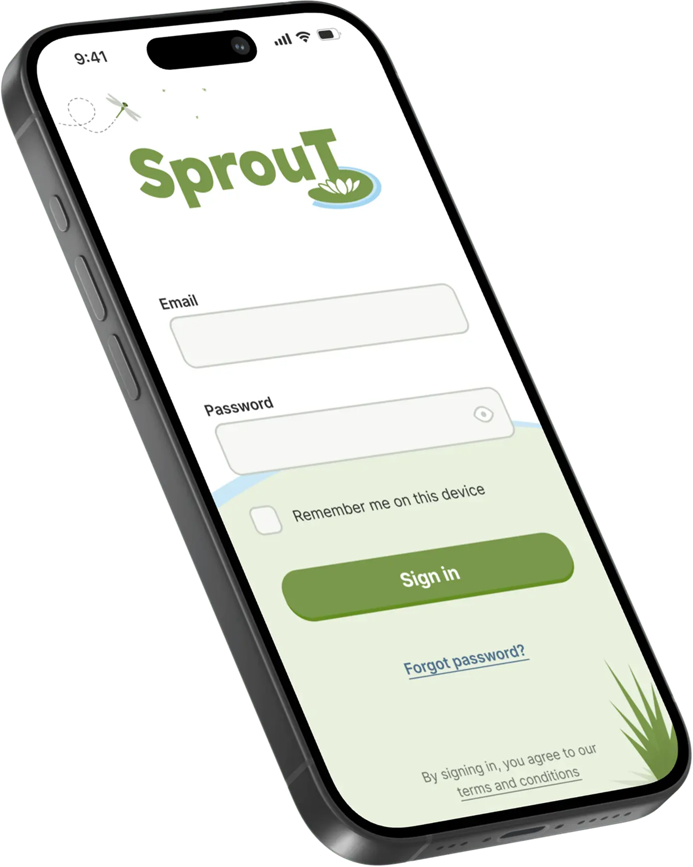 Sprout on a phone